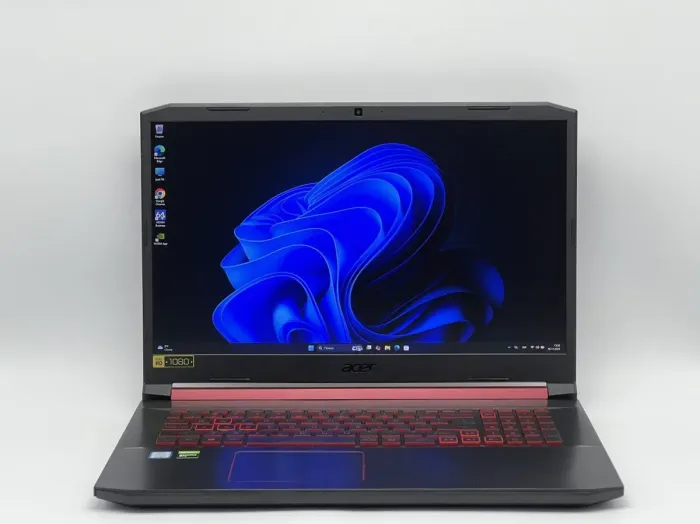 Ігровий ноутбук Б-класу Acer Nitro 5 AN517-51-571H / 17,3" (1920x1080) IPS / Intel Core i5-9300H (4 (8) ядра по 2,4 - 4,1 ГГц) / 16 ГБ DDR4 / 480 ГБ SSD / nVidia GeForce GTX 1650, 4 ГБ GDDR5, 128-біт / WebCam б/в - зображення 2