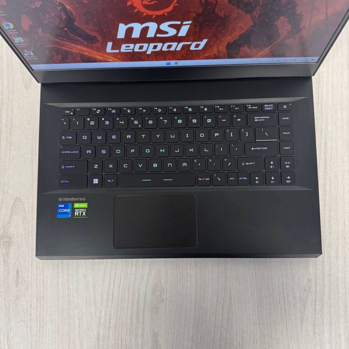 Ігровий ноутбук MSI GP66 Leopard 11UH / 15,6" (1920x1080) IPS / Intel Core i7-11800H (8 (16) ядер по 1,9 - 4,6 ГГц) / 16 ГБ DDR4 / 512 ГБ SSD / nVidia GeForce RTX 3080, 8 ГБ GDDR6, 256-біт / Веб-камера б/в - зображення 4