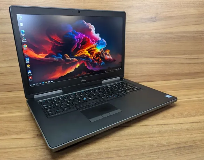 Мобільна робоча станція Dell Precision 7720 / 17.3" (1920x1080) IPS / Intel Core i7-7920HQ (4 (8) ядра по 3.1 - 4.1 GHz) / 32 GB DDR4 / 512 GB SSD + 500 GB HDD / nVidia Quadro P3000, 6 GB GDDR5, 192-bit / WebCam / Windows 10 б/в - зображення 4