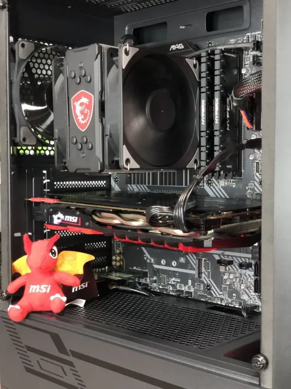 Ігровий ПК MSI MAG FORGE 100M PRO Tower / Intel Core i5-10400F (6 (12) ядер 2,9 - 4,3 ГГц) / 16 ГБ DDR4 / 480 ГБ SSD+1000 ГБ HDD / nVidia GeForce GTX 1070, 8 ГБ GDDR5, 256-біт / 620 Вт / вбудований Wi-Fi б/в - зображення 13