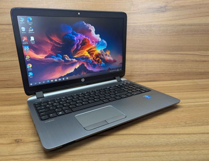 Ноутбук HP ProBook 450 G2 / 15.6" (1366x768) TN / Intel Core i5-5200U (2 (4) ядра по 2.2 - 2.7 GHz) / 8 GB DDR3 / 240 GB SSD / Intel HD Graphics 5500 / Fingerprint / WebCam / Windows 10 б/в - зображення 4