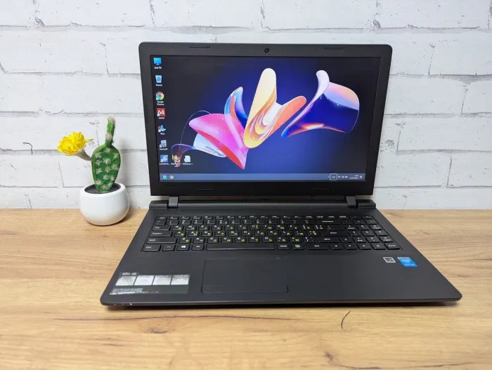 Ноутбук Lenovo B50-10 / 15.6" (1366x768) TN / Intel Pentium N3540 (4 ядра по 2.16 - 2.66 GHz) / 8 GB DDR3 / 120 GB SSD / Intel HD Graphics / WebCam / DVD-ROM б/в - зображення 2