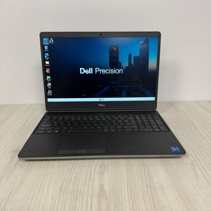 Мобільна робоча станція Б-клас Dell Precision 7560 / 15.6" (1920x1080) IPS / Intel Core i7-11850H (8 (16) ядер по 2.1 - 4.8 GHz) / 32 GB DDR4 / 1000 GB SSD NVMe / nVidia RTX A2000, 4 GB GDDR6, 128-bit / WebCam б/в - зображення 2
