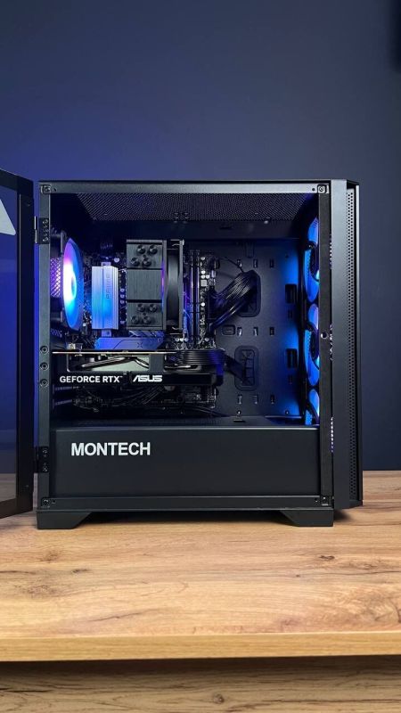 Збірка на замовлення: ігровий ПК Montech Air 100 ARGB Black Tower / AMD Ryzen 5 8400F (6 (12) ядер по 4,2 - 4,7 ГГц) / 32 ГБ DDR5 / 1000 ГБ SSD M.2 / nVidia GeForce RTX 5060, 8 ГБ GDDR6, 128-біт / 650 Вт - зображення 6