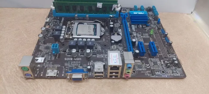 Комплект: Материнська плата Asus P8H61-M2 USB3 / LGA1155 / Intel Core i5-3570 (4 ядра по 3.4 - 3.8 GHz) / 16 GB DDR3 / Intel HD Graphics 2500 + Кулер б/в - зображення 3