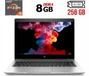 Ультрабук Б-клас HP Elitebook 745 G5 / 14" (1920x1080) IPS / AMD Ryzen 5 Pro 2500U (4 (8) ядра по 2.0 - 3.6 GHz) / 8 GB DDR4 / 256 GB SSD M.2 / AMD Radeon Vega 8 Graphics / WebCam / USB 3.1 / HDMI б/в
