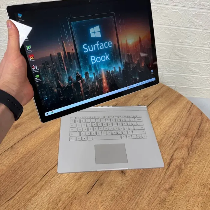 Ігровий ультрабук-трансформер Б-клас Microsoft Surface Book 3 / 15.0" (3240x2160) IPS Touch / Intel Core i7-1065G7 (4 (8) ядра по 1.3 - 3.9 GHz) / 32 GB DDR4 / 1000 GB SSD NVMe / nVidia GeForce GTX 1660 Ti Max-Q, 6 GB GDDR6, 192-bit / WebCam б/в - зображення 8