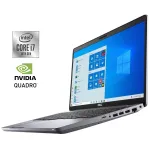 Мобільна робоча станція Б-класу Dell Precision 3551 / 15,6" (1920x1080) IPS / Intel Core i7-10750H (6 (12) ядер по 2,6 - 5,0 ГГц) / 16 ГБ DDR4 / 256 ГБ SSD / nVidia Quadro P620, 4 ГБ GDDR5, 128-біт / Win 10 Pro б/в