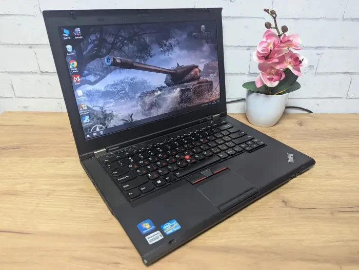 Ноутбук Lenovo ThinkPad T430s / 14" (1366x768) TN / Intel Core i5-3320M (2 (4) ядра по 2.6 - 3.3 GHz) / 8 GB DDR3 / 128 GB SSD / Intel HD Graphics 4000 / WebCam / Без АКБ б/в - зображення 5