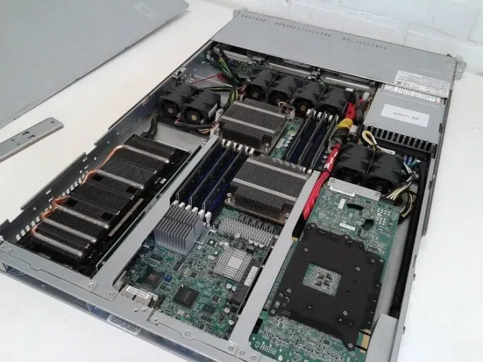 Сервер Supermicro 1U / 2x Intel Xeon X5670 (6 (12) ядер по 2.93 - 3.33 GHz) / 48 GB DDR3 / Без HDD / 2x nVidia Tesla M2090, 6 GB GDDR5, 384-bit / 1400W Gold б/в - зображення 25