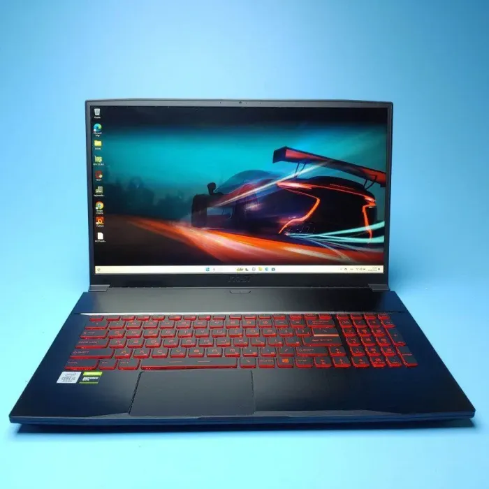 Ігровий ноутбук MSI GF75 Thin 10SCSXR / 17.3" (1920x1080) IPS / Intel Core i5-10300H (4 (8) ядра по 2.5 - 4.5 GHz) / 16 GB DDR4 / 512 GB SSD / nVidia GeForce GTX 1650 Ti, 4 GB GDDR6, 128-bit / WebCam / Win 11 Home б/в - зображення 2