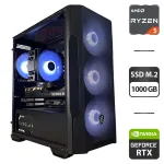 Збірка під замовлення комп'ютер MSI MAG Forge M100R Black Tower / AMD Ryzen 5 7500F (6 (12) ядер по 3.7 - 5.0 GHz) / 32 GB DDR5 / 1000 GB SSD M.2 / nVidia GeForce RTX 3080, 10 GB GDDR6X, 320-bit / 750W