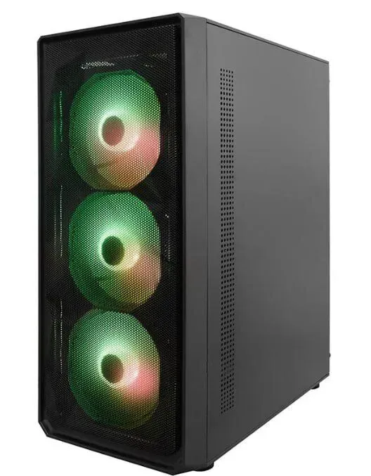 Ігровий ПК 1stPlayer FD3-4F2(AP)-BK Black FORSAGE Tower / AMD Ryzen 5 3600 (6 (12) ядер по 3.6 - 4.2 GHz) / 16 GB DDR4 / 480 GB SSD / AMD Radeon RX 580, 8 GB GDDR5, 256-bit б/в - зображення 4