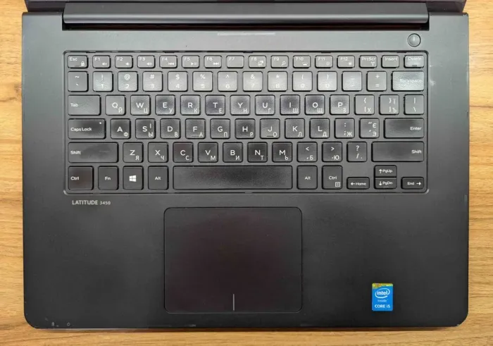Ноутбук Dell Latitude 3450 / 14" (1366x768) TN / Intel Core i5-5200U (2 (4) ядра по 2.2 - 2.7 GHz) / 8 GB DDR3 / 240 GB SSD / Intel HD Graphics 5500 / WebCam / Windows 10 б/в - зображення 3