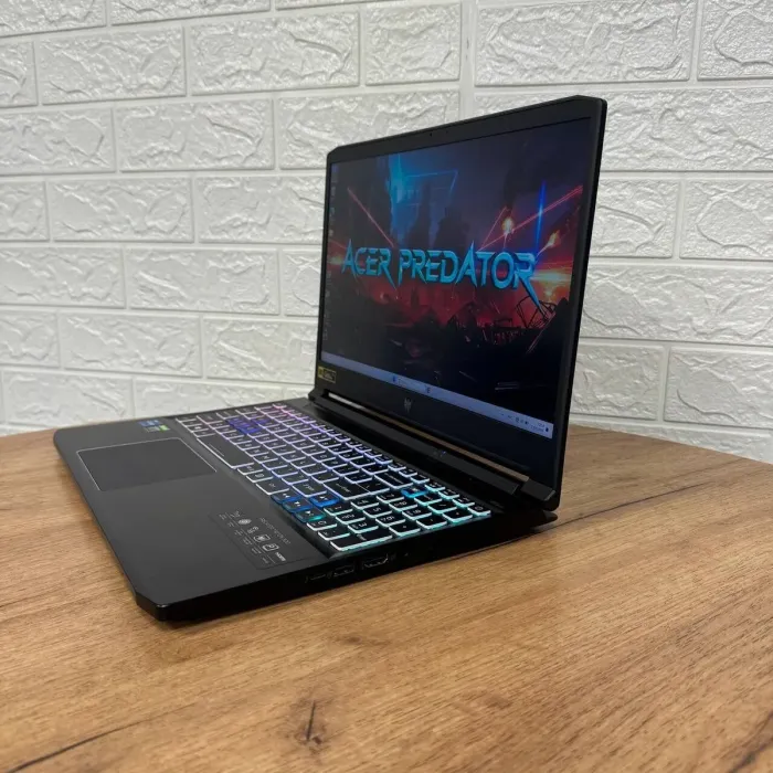 Ігровий ноутбук Б-клас Acer Predator Triton PT315-53 / 15.6" (2560x1440) IPS / Intel Core i7-11800H (8 (16) ядер по 2.3 - 4.6 GHz) / 16 GB DDR4 / 1000 GB SSD / nVidia GeForce RTX 3070, 8 GB GDDR6, 256-bit / WebCam б/в - зображення 5