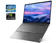 Ігровий ультрабук Lenovo IdeaPad 5 Pro 16IHU6 / 16" (2560x1600) IPS / Intel Core i5-11300H (4 (8) ядра по 2.6 - 4.4 GHz) / 8 GB DDR4 / 256 GB SSD / nVidia GeForce MX450, 2 GB GDDR6, 64-bit / WebCam / Win 11 Home б/в