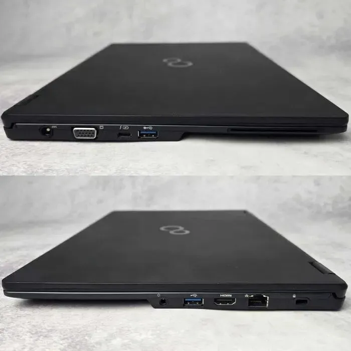 Ультрабук Fujitsu Lifebook U7410 / 14" (1920x1080) IPS Touch / Intel Core i5-10210U (4 (8) ядра по 1.6 - 4.2 GHz) / 16 GB DDR4 / 512 GB SSD M.2 / Intel UHD Graphics / WebCam / Win 10 Pro б/в - зображення 3