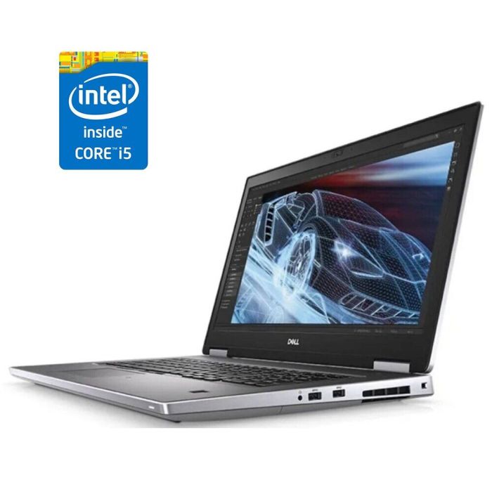 Ноутбук Dell Precision 7740 / 17.3" (1600x900) TN / Intel Core i5-9400H (4 (8) ядра по 2.5 - 4.3 GHz) / 16 GB DDR4 / 128 GB SSD + 1000 GB HDD / Intel UHD Graphics 630 / WebCam / Win 10 Pro б/в - зображення 1