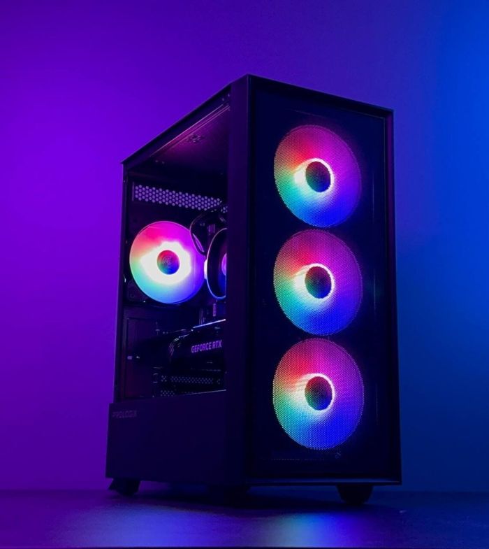 Ігровий ПК Tower / AMD Ryzen 5 5500 (6 (12) ядер по 3,6 - 4,2 ГГц) / 32 ГБ DDR4 / 1000 ГБ SSD / AMD Radeon RX 6800, 16 ГБ GDDR6, 256-біт б/в - зображення 2