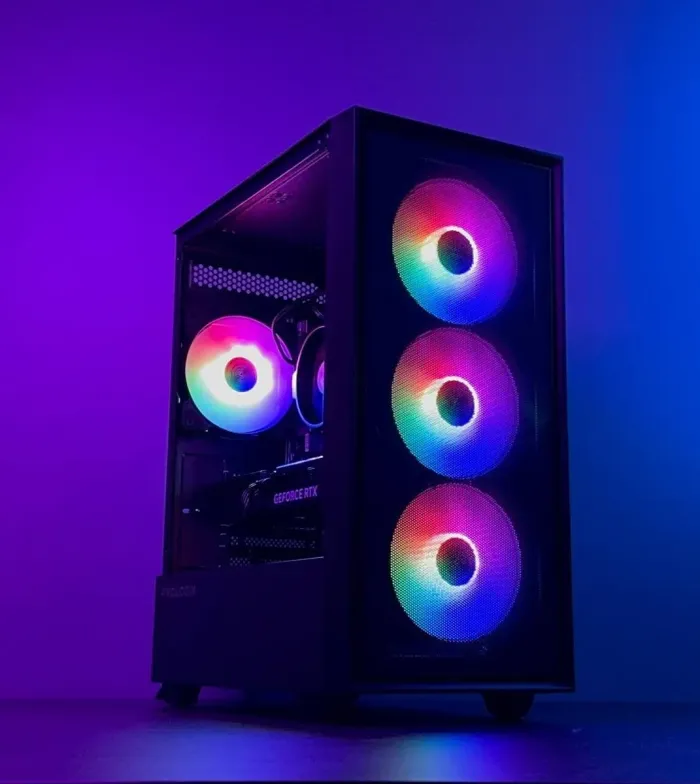 Ігровий ПК Tower / AMD Ryzen 5 5500 (6 (12) ядер по 3,6 - 4,2 ГГц) / 32 ГБ DDR4 / 1000 ГБ SSD / AMD Radeon RX 6800, 16 ГБ GDDR6, 256-біт б/в - зображення 2