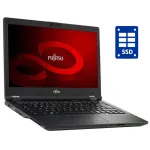 Ультрабук Б-клас Fujitsu LifeBook E548 / 14" (1920x1080) IPS / Intel Core i3-7130U (2 (4) ядра по 2.7 GHz) / 8 GB DDR4 / 256 GB SSD / Intel HD Graphics 620 / WebCam / Win 10 Pro б/в