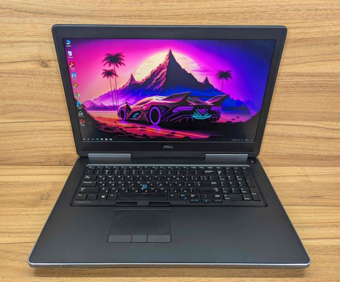 Мобільна робоча станція Б-клас Dell Precision 7720 / 17.3" (1920x1080) IPS / Intel Core i7-7820HQ (4 (8) ядра по 2.9 - 3.9 GHz) / 32 GB DDR4 / 1000 GB SSD / nVidia Quadro P4000, 8 GB GDDR5, 256-bit / HDMI / Windows 10 б/в - зображення 2