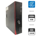 Комп'ютер Fujitsu Esprimo D956 E90+ SFF / Intel Core i5-6400 (4 ядра по 2.7 - 3.3 GHz) / 8 GB DDR4 / 128 GB SSD / Intel HD Graphics 530 / DVI б/в