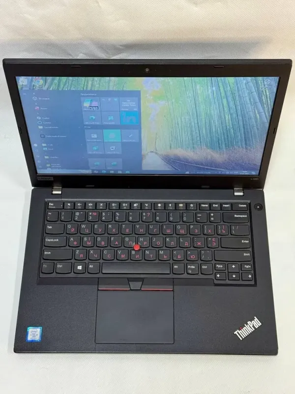 Ультрабук Б-клас Lenovo ThinkPad L480 / 14" (1366x768) TN / Intel Core i5-8350U (4 (8) ядра по 1.7 - 3.6 GHz) / 8 GB DDR4 / 128 GB SSD / Intel UHD Graphics 620 / WebCam / Windows 10 Pro б/в - зображення 3