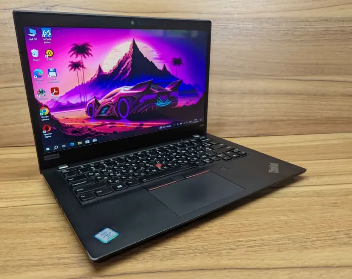 Ультрабук Lenovo ThinkPad x390 / 13.3" (1920x1080) IPS / Intel Core i7-8665U (4 (8) ядра по 1.9 - 4.8 GHz) / 16 GB DDR4 / 512 GB SSD / Intel UHD Graphics / WebCam / TouchID / Windows 10 б/у - зображення 4