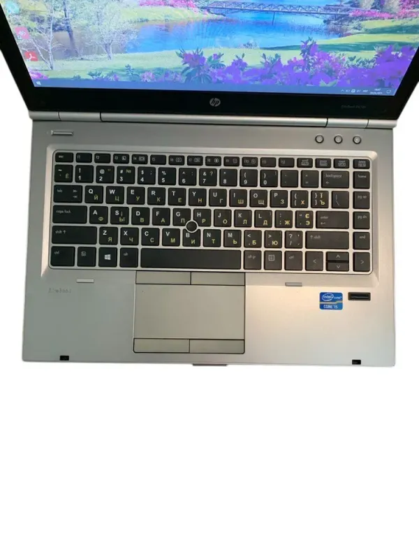 Ноутбук HP EliteBook 8470p / 14" (1600x900) TN / Intel Core i5-3360M (2 (4) ядра по 2.8 - 3.5 GHz) / 8 GB DDR3 / 256 GB SSD / Intel HD Graphics 4000 / WebCam / Win 10 Pro б/в - зображення 3