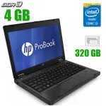 Нетбук HP Probook 6360b / 13.3'' (1366×768) TN / Intel Core i3-2310M (2 (4) ядра по 2.1 GHz) / 4 GB DDR3 / 320 GB HDD / Intel HD Graphics 3000 б/в