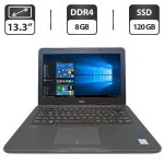 Ноутбук Dell Latitude 3380 / 13.3" (1366x768) TN / Intel Core i3-6006U (2 (4) ядра по 2.0 GHz) / 8 GB DDR4 / 120 GB SSD / Intel HD Graphics 520 / WebCam б/в