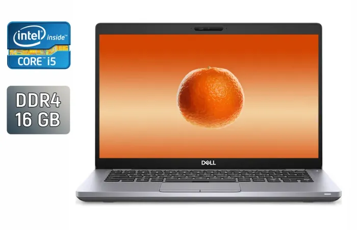 Ультрабук Dell Latitude 5410 / 14" (1920x1080) IPS / Intel Core i5-10310U (4 (8) ядра по 1.7 - 4.4 GHz) / 16 GB DDR4 / 512 GB SSD / Intel UHD Graphics / WebCam / HDMI / Windows 10 б/в - зображення 1