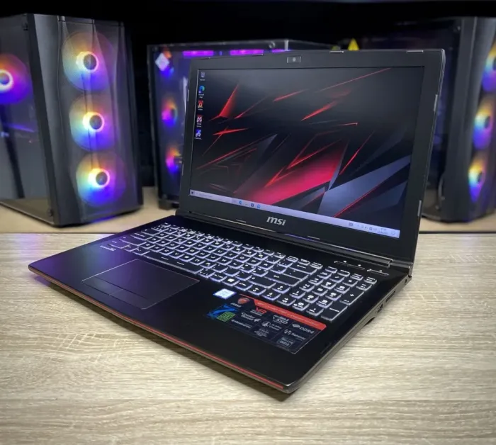 Ігровий ноутбук MSI GP62MVR 6RF Leopard Pro / 15.6" (1920x1080) IPS / Intel Core i7-7700HQ (4 (8) ядра по 2.8 - 3.8 GHz) / 8 GB DDR4 / 128 GB SSD + 1000 GB HDD / nVidia GeForce GTX 1060, 3 GB GDDR5, 192-bit / WebCam б/в - зображення 4