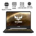 Ігровий ноутбук Asus TUF FX505DT / 15.6" (1920x1080) IPS / AMD Ryzen 5 3550H (4 (8) ядра по 2.1 - 3.7 GHz) / 16 GB DDR4 / 512 GB SSD + 500 GB HDD / nVidia GeForce GTX 1650, 4 GB GDDR5, 128-bit / WebCam б/в