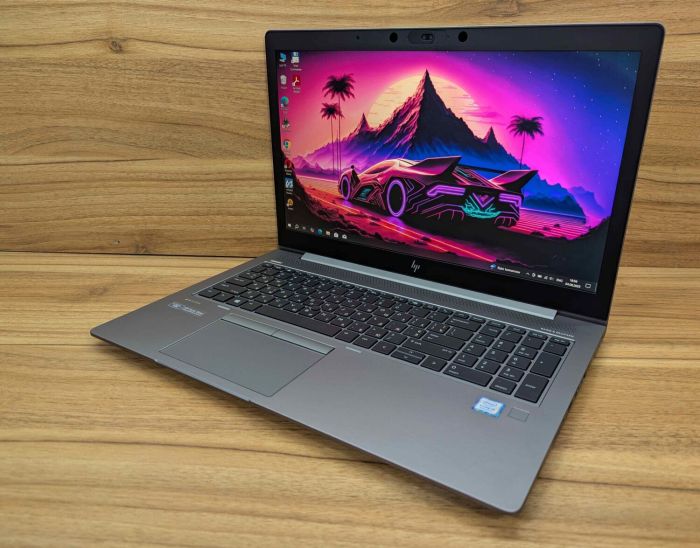 Мобільна робоча станція HP Zbook 15U G5 / 15.6" (1920x1080) IPS / Intel Core i5-8250U (4 (8) ядра по 1.6 - 3.4 GHz) / 16 GB DDR4 / 512 GB SSD / AMD Radeon Pro WX 3100, 2 GB GDDR5, 128-bit / WebCam / TouchID / Windows 10 б/в - зображення 5