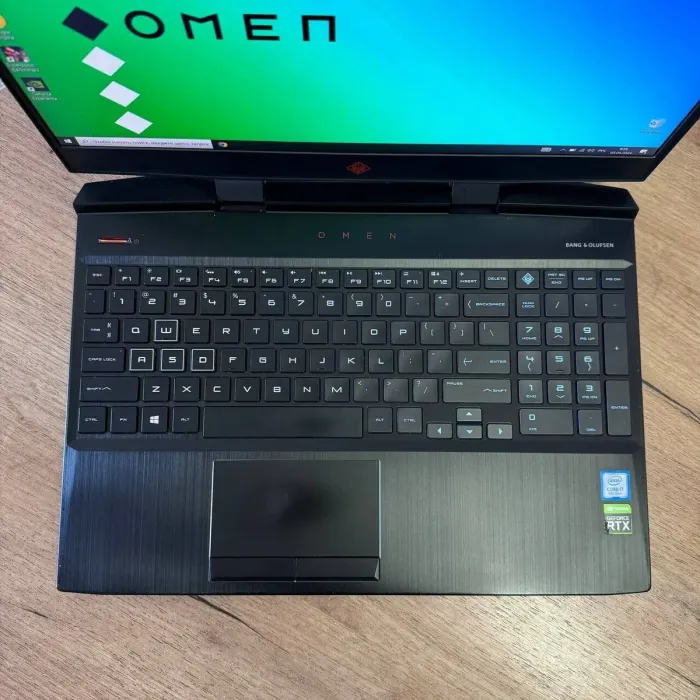 Ігровий ноутбук Б-клас HP Omen 15-dc1069wm / 15.6" (1920x1080) IPS / Intel Core i7-9750H (6 (12) ядер по 2.6 - 4.5 GHz) / 16 GB DDR4 / 128 GB SSD + 1000 GB HDD / nVidia GeForce RTX 2060, 6 GB GDDR6, 192-bit / WebCam б/в - зображення 7