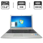 Ноутбук Samsung RV515 / 15.6" (1366x768) TN / AMD E-450 (2 ядра по 1.65 GHz) / 8 GB DDR3 / 1000 GB HDD / AMD Radeon HD 6470M, 512 MB GDDR3, 64-bit / WebCam б/в