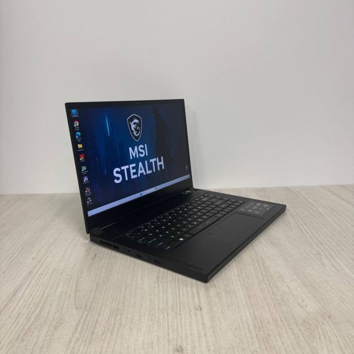 Ігровий ноутбук Б-класу MSI Stealth GS66 12UH / 15.6" (2560x1440) IPS / Intel Core i9-12900H (14 (20) ядер по 3,8 - 5,0 ГГц) / 16 ГБ DDR5 / 512 ГБ SSD / nVidia GeForce RTX 3080, 8 ГБ GDDR6, 256-bit / WebCam б/в - изображение 6
