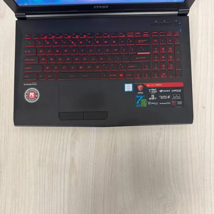 Ігровий ноутбук MSI GL62M 7REX / 15.6" (1920x1080) TN / Intel Core i7-7700HQ (4 (8) ядра по 2.8 - 3.8 GHz) / 16 GB DDR4 / 512 GB SSD M.2 / nVidia GeForce GTX 1050 Ti, 4 GB GDDR5, 128-bit / WebCam б/в - зображення 7