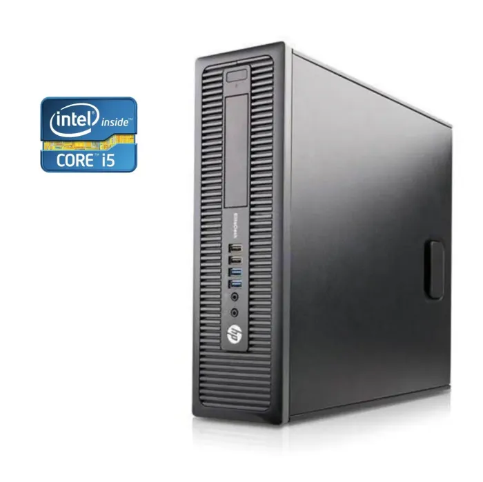 ПК HP EliteDesk 800 G1 SFF / Intel Core i5-4590 (4 ядра по 3.3 - 3.7 GHz) / 16 GB DDR3 / 500 GB HDD / Intel HD Graphics 4600 б/в - зображення 1