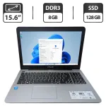 Ноутбук Asus X555L / 15.6" (1366x768) TN / Intel Core i5-5200U (2 (4) ядра по 2.2 - 2.7 GHz) / 8 GB DDR3 / 128 GB SSD / Intel HD Graphics 5500 / WebCam б/в