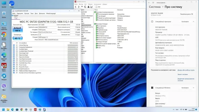 Мобільна робоча станція HP Zbook 15u G6 / 15.6" (1920x1080) IPS / Intel Core i7-8665U (4 (8) ядра по 1.9 - 4.8 GHz) / 16 GB DDR4 / 512 GB SSD / AMD Radeon Pro WX 3200, 4 GB GDDR5, 128-bit / WebCam / Win 11 Pro б/в - зображення 8