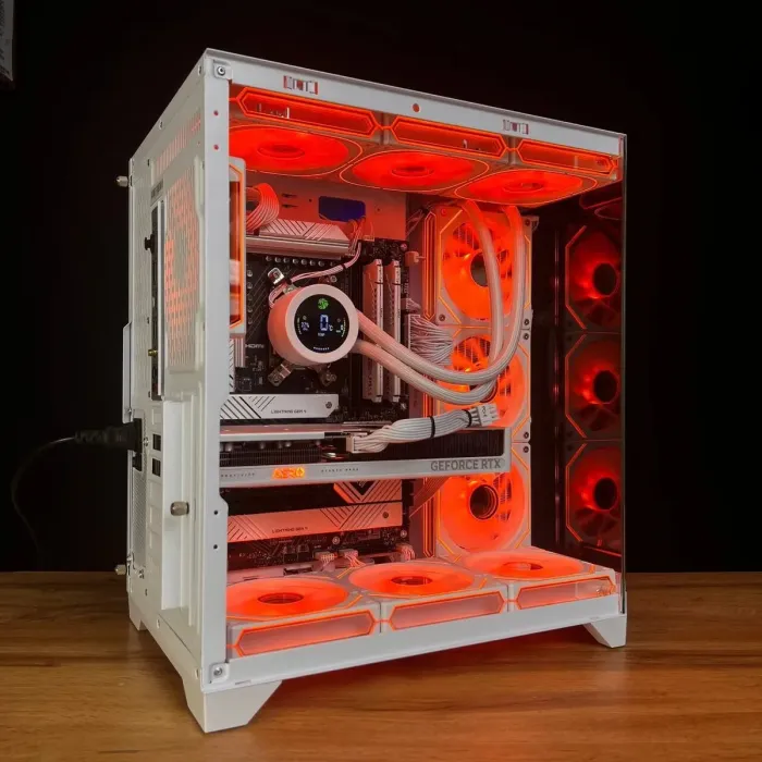 Збірка на замовлення: ігровий ПК GameMax Hype-M White Tower / AMD Ryzen 5 7500F (6 (12) ядер по 3,7 - 5,0 ГГц) / 32 ГБ DDR5 / 1000 ГБ SSD M.2 / nVidia GeForce RTX 5060 Ti, 16 ГБ GDDR7, 128-bit / 750 Вт б/в - зображення 9