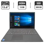 Ноутбук Lenovo IdeaPad V130-15IKB / 15.6'' (1366x768) TN / Intel Celeron 3867U (2 (4) ядра по 1.8 GHz) / 12 GB DDR4 / 500 GB SSD / Intel HD Graphics 610 / WebCam б/в