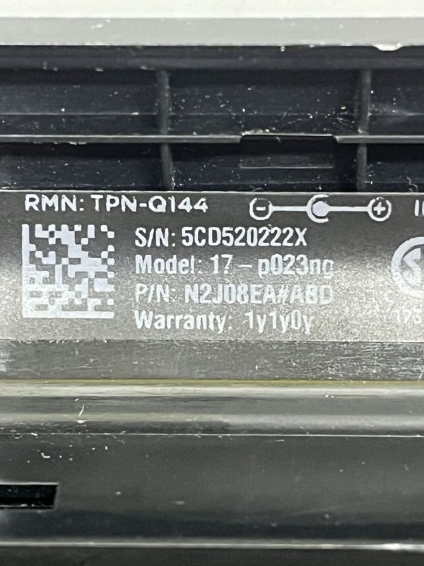 Ноутбук Б-клас HP 17-p023ng / 17.3" (1600x900) TN / AMD E1-6010 (2 ядра по 1.35 GHz) / 4 GB DDR3 / 120 GB SSD / AMD Radeon R2 Graphics / WebCam / DVD-ROM / Без АКБ б/в - изображение 8