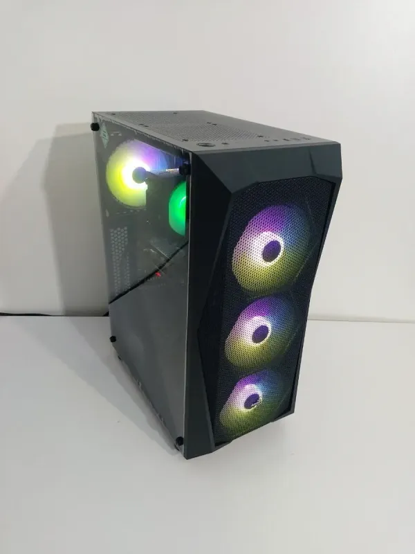 Ігровий ПК AeroCool PGS FALCON-A-BK-V1 FRGB Tower / Intel Core i7-4770 (4 (8) ядра по 3.4 - 3.9 GHz) / 24 GB DDR3 / 480 GB SSD + 500 GB HDD / AMD Radeon RX 470, 4 GB GDDR5, 256-bit / 350W б/в - зображення 3