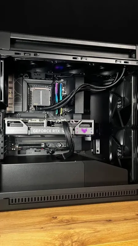 Збірка на замовлення: ігровий ПК Asus ProArt PA602 Black Tower / AMD Ryzen 9 9950X3D (16 (32) ядер по 4,3 - 5,7 ГГц) / 96 ГБ DDR5 / 2000 ГБ SSD M.2 + 4000 ГБ HDD / nVidia GeForce RTX 5070 Ti, 16 ГБ GDDR7, 256-bit / 1000 Вт - зображення 10