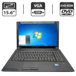 Ноутбук Lenovo B560 / 15.6" (1366x768) TN / Intel Core i3-380M (2 (4) ядра по 2.5 GHz) / 6 GB DDR3 / 320 GB HDD / Intel HD Graphics / WebCam / DVD-ROM б/в