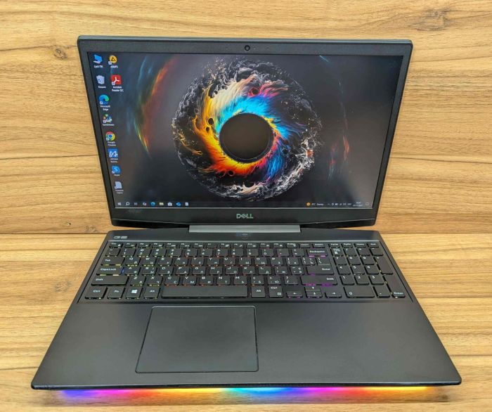 Ігровий ноутбук Dell G5 5500 / 15,6" (1920x1080) IPS / Intel Core i7-10750H (6 (12) ядер по 2,6 - 5,0 ГГц) / 16 ГБ DDR4 / 512 ГБ SSD / nVidia GeForce RTX 2060, 6 ГБ GDDR6, 192-біт / Веб-камера / Windows 10 б/в - зображення 2